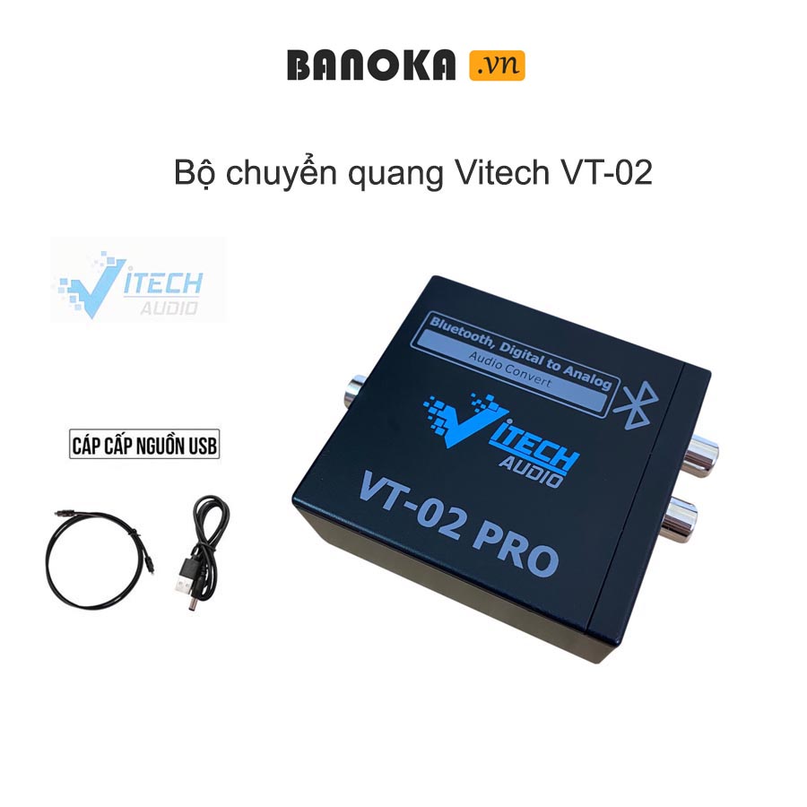 Chuyển quang VITECH VT-02 Pro có Bluetooth